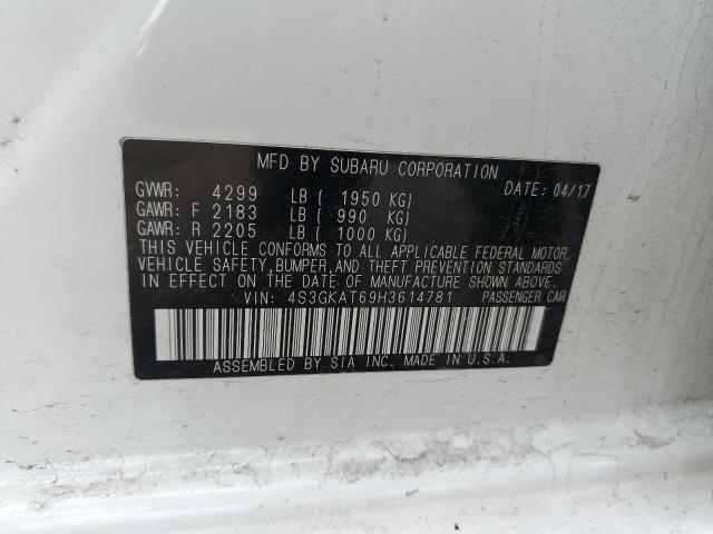 2017 SUBARU IMPREZA LI - 4S3GKAT69H3614781