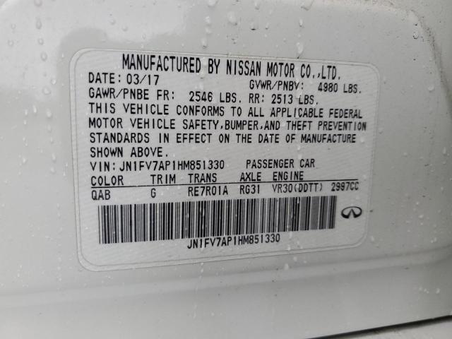 2017 INFINITI 36A FOURWI - JN1FV7AP1HM851330