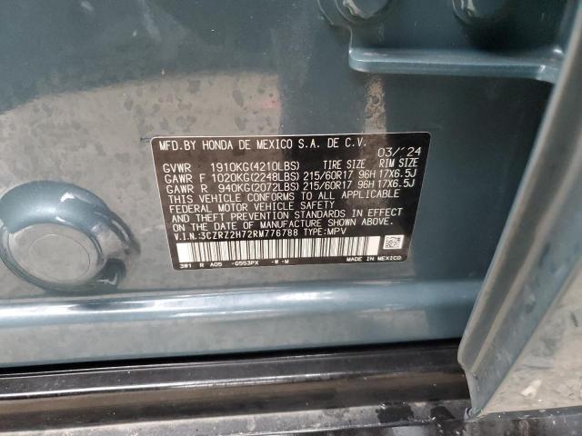 2024 HONDA HR-V EXL - 3CZRZ2H72RM776788