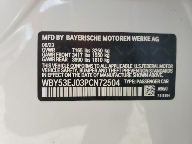 2023 BMW I7 XDRIVE6 - WBY53EJ03PCN72504
