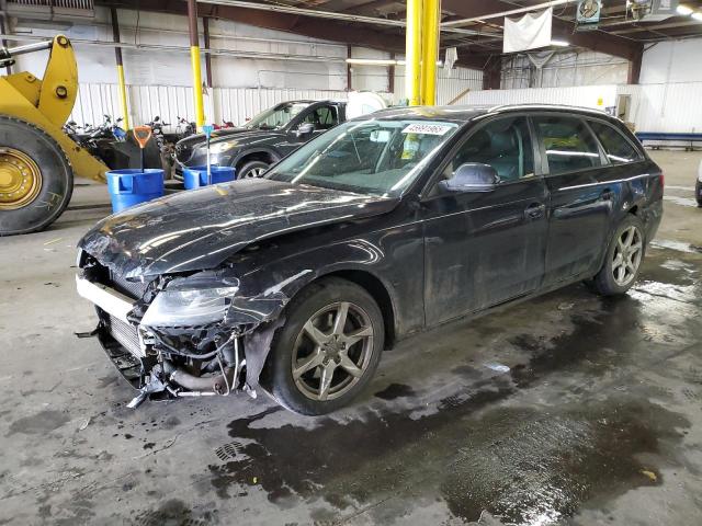 AUDI A4 2.0T AV 2009 black station gas WAUVF78K89A180139 photo #1