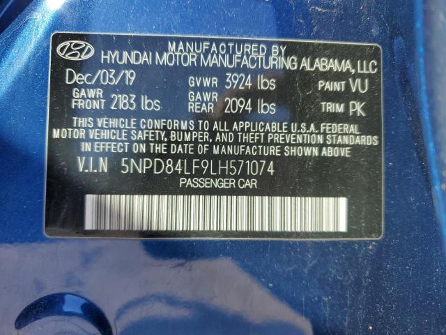 2020 HYUNDAI ELANTRA SE - 5NPD84LF9LH571074