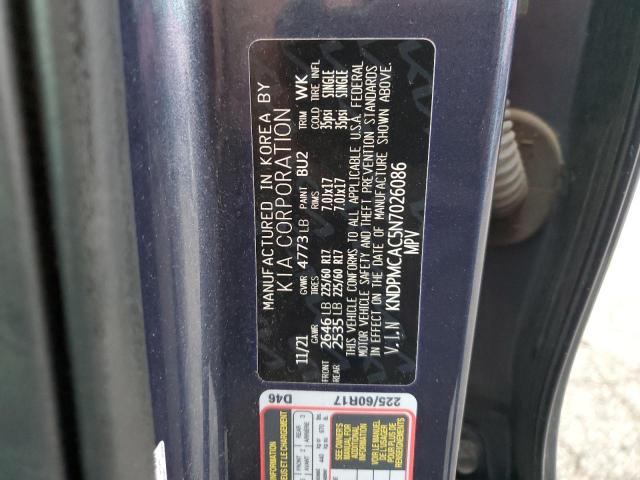 2022 KIA SPORTAGE L - KNDPMCAC5N7026086