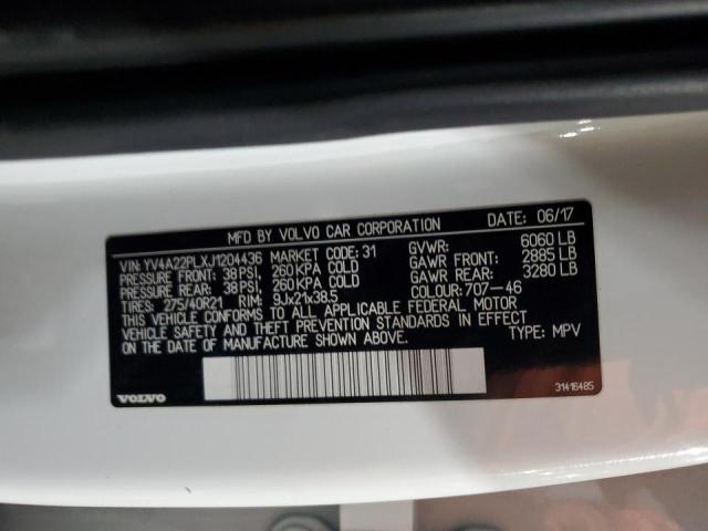 2018 VOLVO XC90 T6 - YV4A22PLXJ1204436