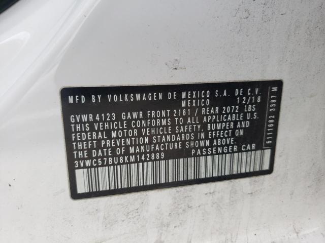 2019 VOLKSWAGEN JETTA S/SE 3VWC57BU8KM142889