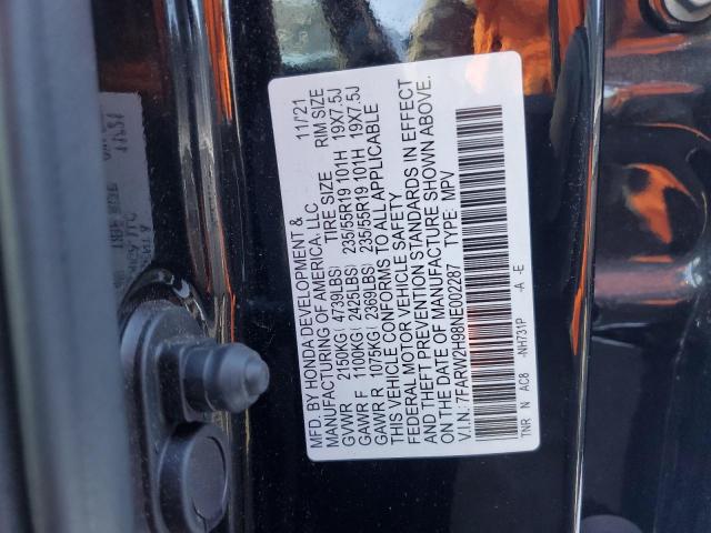 2022 HONDA CR-V TOURI - 7FARW2H98NE002287