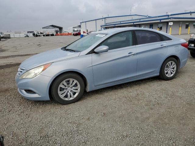 HYUNDAI SONATA GLS 2011 blue  gas 5NPEB4AC7BH087241 photo #1