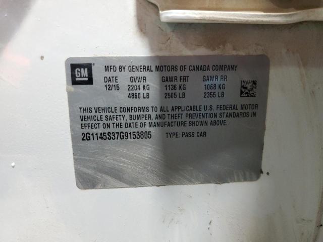 2016 CHEVROLET IMPALA LTZ - 2G1145S37G9153805