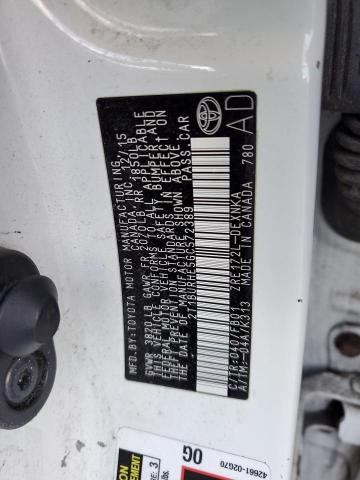 2016 TOYOTA COROLLA L - 2T1BURHE5GC572389