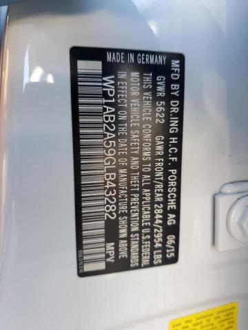 2016 PORSCHE MACAN S - WP1AB2A59GLB43282
