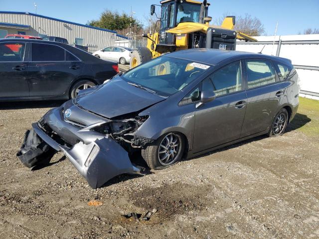 TOYOTA PRIUS V 2013 gray  hybrid engine JTDZN3EU5D3288737 photo #1