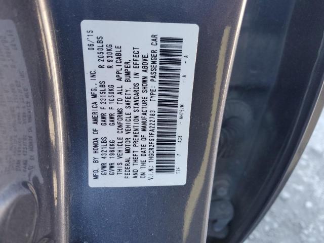 2015 HONDA ACCORD SPO - 1HGCR2F57FA222783