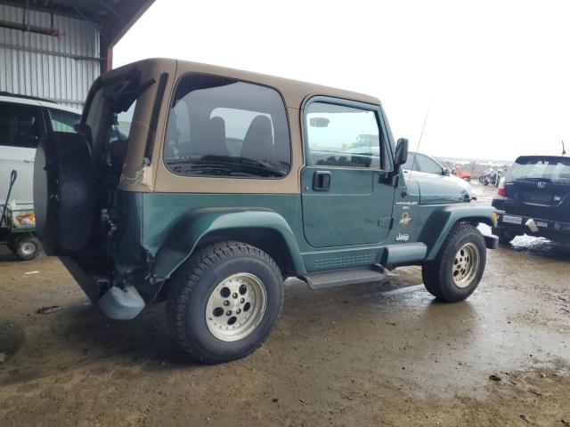 JEEP WRANGLER / 1999 green  gas 1J4FY49S0XP435949 photo #4