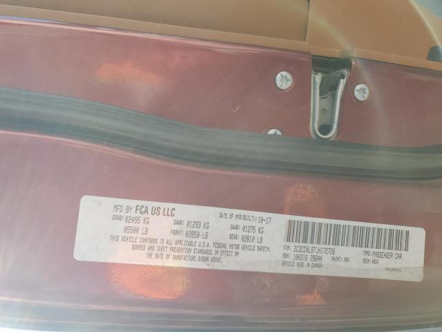 2018 DODGE CHARGER SR - 2C3CDXL97JH172726
