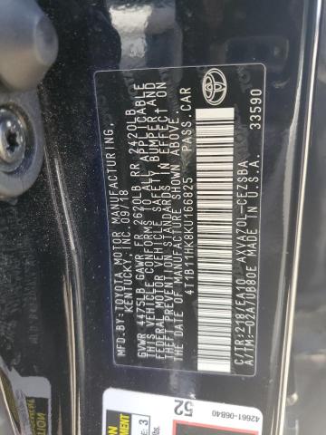 2019 TOYOTA CAMRY L - 4T1B11HK8KU166825
