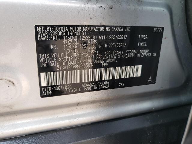 2021 TOYOTA RAV4 LE - 2T3H1RFV8MC130814