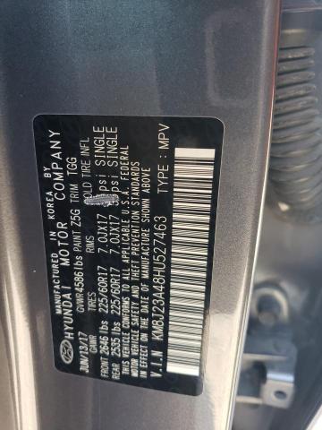 2017 HYUNDAI TUCSON SE - KM8J23A48HU527463