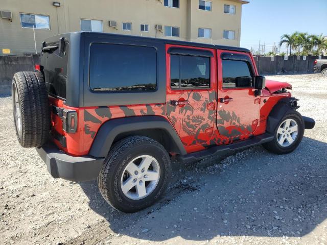 JEEP WRANGLER U 2017 red  flexible fuel 1C4BJWDG6HL726018 photo #4