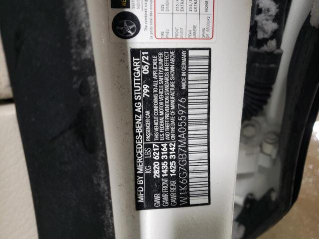 2021 MERCEDES-BENZ S 580 4MAT - W1K6G7GB7MA055976