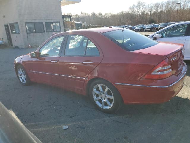 MERCEDES-BENZ C 350 4MAT 2007 red sedan 4d gas WDBRF87H47F901393 photo #3