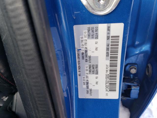 2016 MAZDA CX-3 TOURI JM1DKBC76G0109282