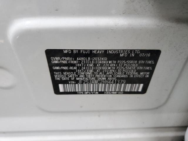 2017 SUBARU FORESTER 2 - JF2SJAWC2HH441379