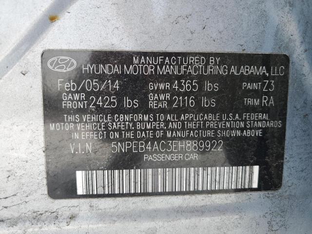 2014 HYUNDAI SONATA GLS - 5NPEB4AC3EH889922