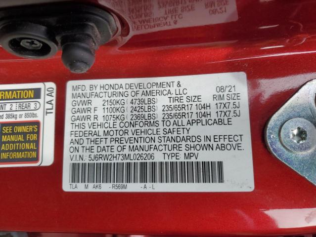 2021 HONDA CR-V 5J6RW2H73ML026206