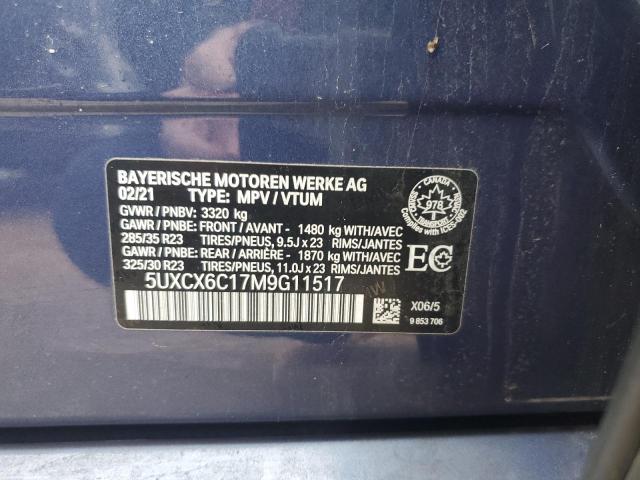2021 BMW X7 ALPINA 5UXCX6C17M9G11517