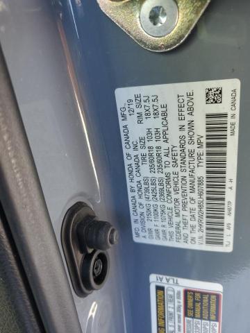 2020 HONDA CR-V EXL 2HKRW2H85LH607885