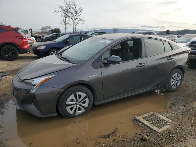 TOYOTA PRIUS 2017 gray  hybrid engine JTDKBRFU0H3564551 photo #1