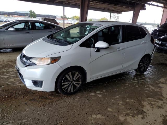 HONDA FIT EX 2016 white  gas JHMGK5H76GS006535 photo #1