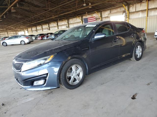 KIA OPTIMA LX 2015 charcoal  gas KNAGM4A77F5590535 photo #1