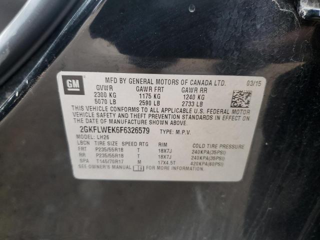 2015 GMC TERRAIN SL 2GKFLWEK6F6326579