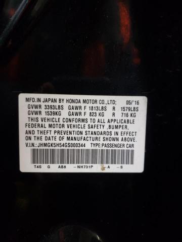 2016 HONDA FIT LX - JHMGK5H54GS000344