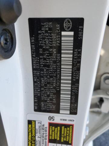 2022 TOYOTA CAMRY LE 4T1H31AK9NU587066