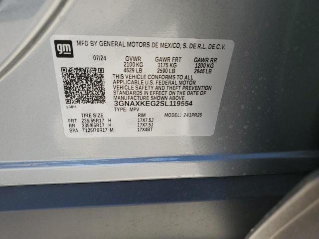 2025 CHEVROLET EQUINOX AC 3GNAXKEG2SL119554