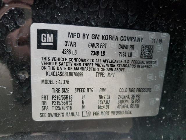 2020 BUICK ENCORE PRE - KL4CJASB8LB070699