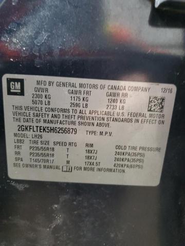 2017 GMC TERRAIN SL - 2GKFLTEK5H6256879