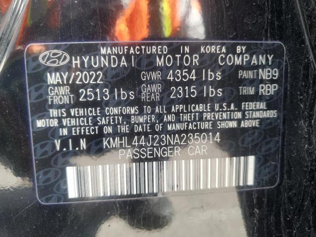 2022 HYUNDAI SONATA SEL - KMHL44J23NA235014