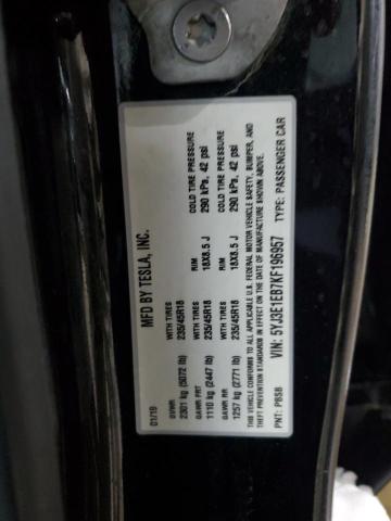 2019 TESLA MODEL 3 - 5YJ3E1EB7KF196957
