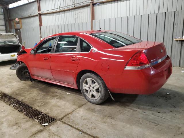 CHEVROLET IMPALA LS 2009 red sedan 4d gas 2G1WB57N691193140 photo #3