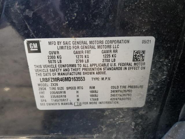 2021 BUICK ENVISION P - LRBFZMR46MD163553