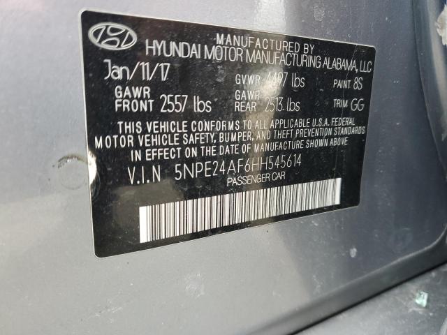 2017 HYUNDAI SONATA SE - 5NPE24AF6HH545614