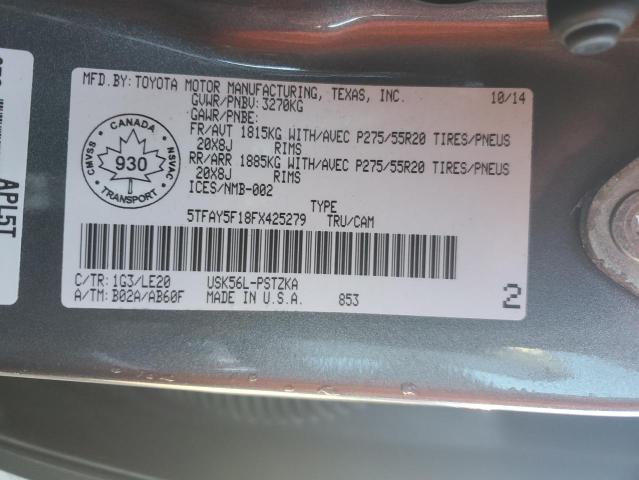 2015 TOYOTA TUNDRA CRE 5TFAY5F18FX425279