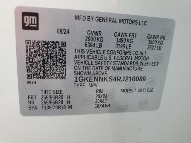 2024 GMC ACADIA UPL 1GKENNKS4RJ216089