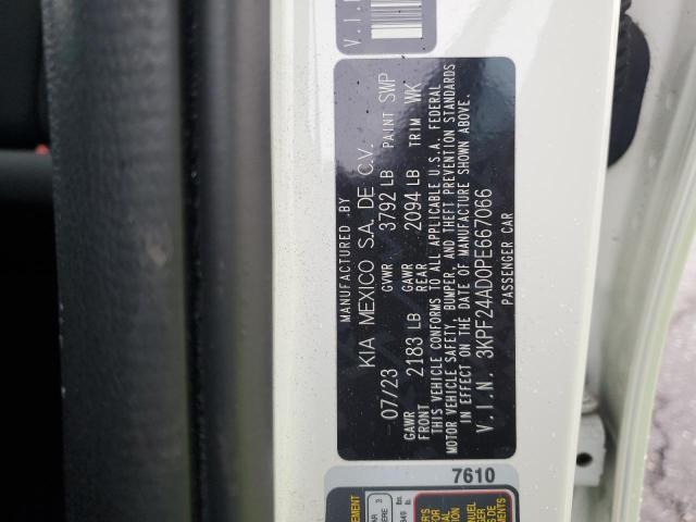 2023 KIA FORTE LX 3KPF24AD0PE667066