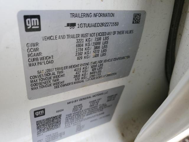 2024 GMC SIERRA K15 - 1GTUUAED2RZ271559