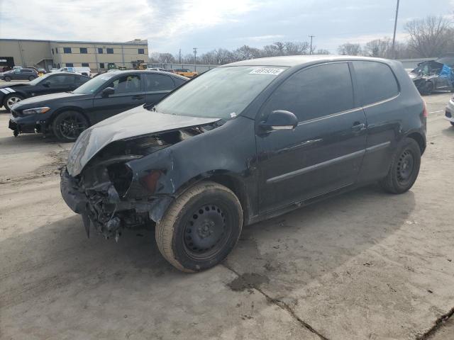 VOLKSWAGEN RABBIT 2007 black  gas WVWBR71KX7W080177 photo #1