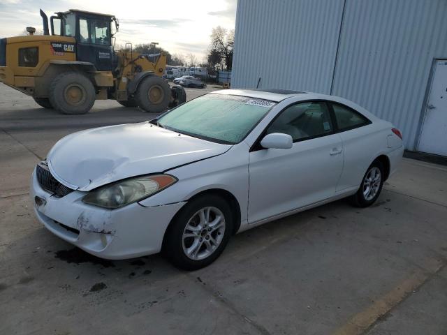 TOYOTA CAMRY SOLA 2004 white  gas 4T1CE30P74U811253 photo #1